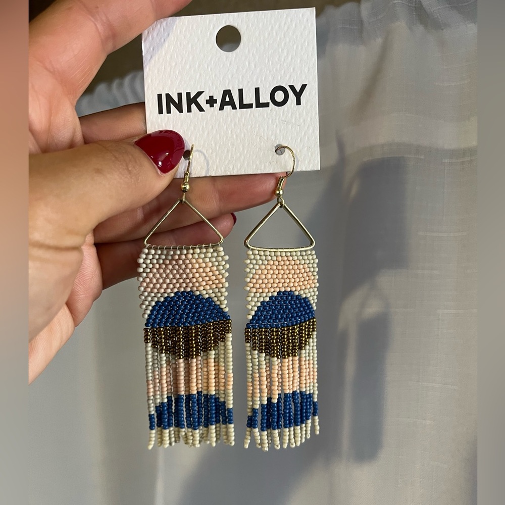 INK + ALLOY beaded earrings